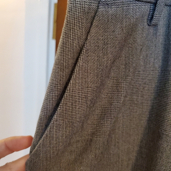 NWT 20R Grey Plaid Gap Wide Leg Trouser - Picture 10 of 10